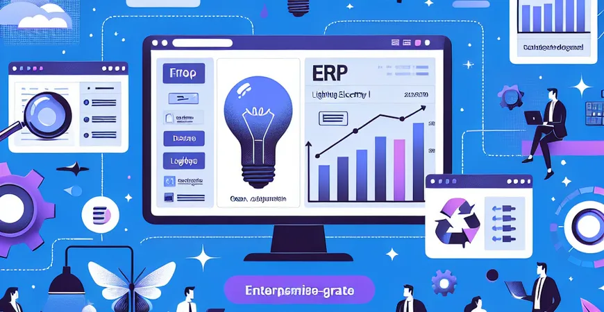  深入剖析ERP软件：在照明电器行业的概念与实践